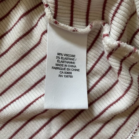 RW&CO - Striped Sleeveless Mock Neck Top - Picture 4 of 5